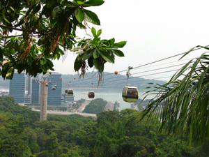 where-to-stay-in-singapore Sentosa-cable-car-3
