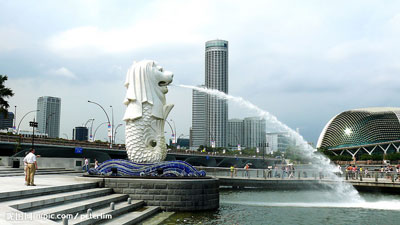 新加坡自助游攻略,鱼尾狮