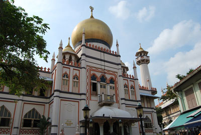 新加坡自助游攻略,新加坡最独特的回教堂苏丹回教堂
