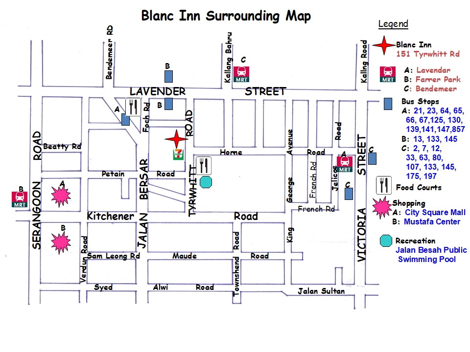 BLANC INN Boutique location map